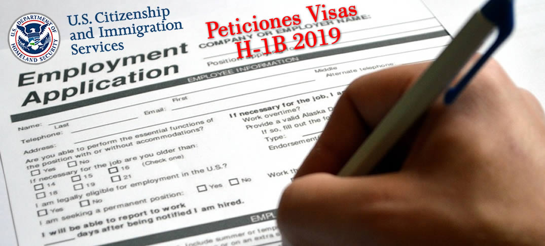 Peticiones De Visas H-1B 2019