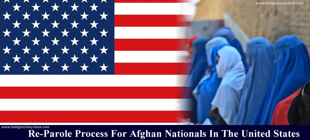 Re-Parole Process and Employment Authorized For Afghan 