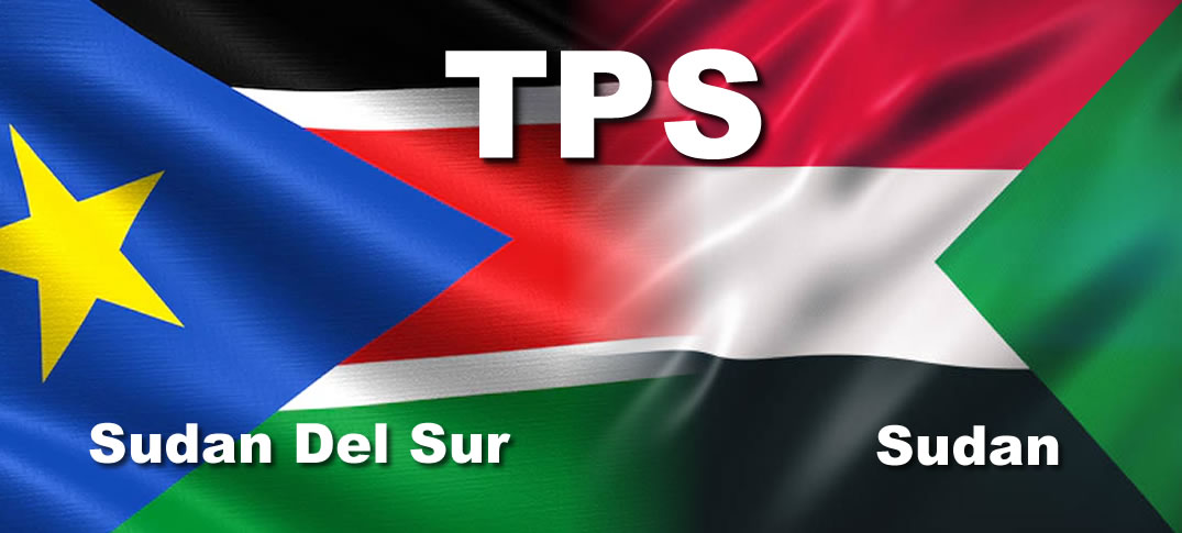 TPS para Sudán y Sudán del Sur