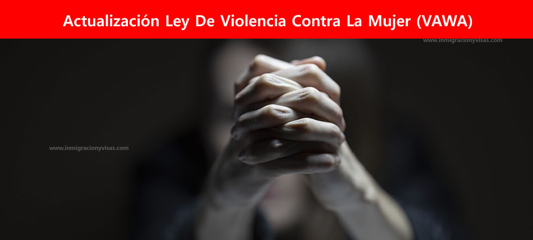 actualizacion Ley de Violencia contra la Mujer (VAWA)