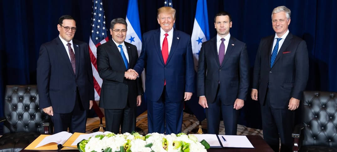 Estados Unidos y Honduras Firman Acuerdo