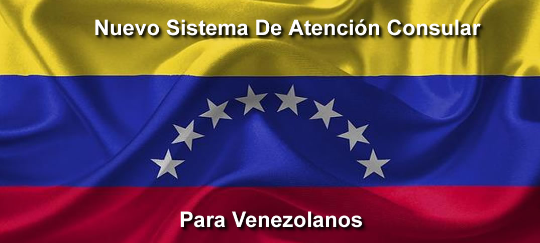 Sistema de atención consular para Venezolanos