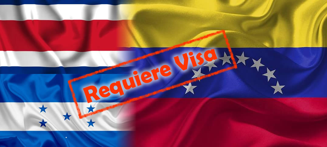 Costa Rica y Honduras exigen visa a venezolanos 