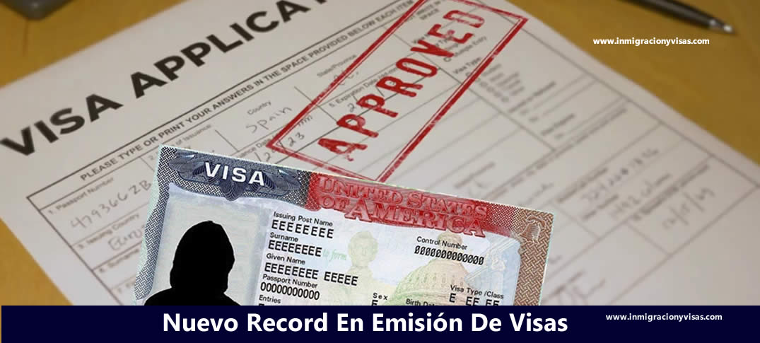 Cifras récord en la emisión de visas