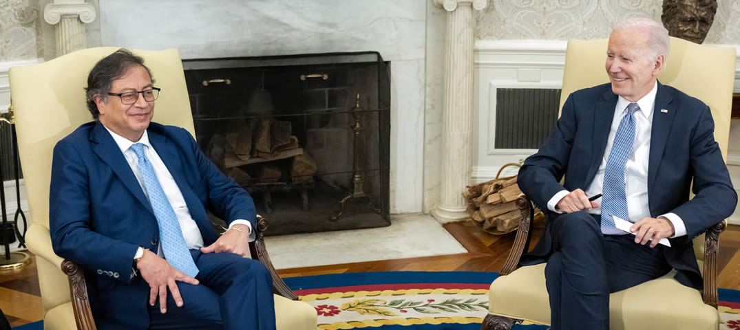  Reunion entre Presidente de Estados Unidos Joe Biden, y el Presidente de Colombia Gustavo Petro 