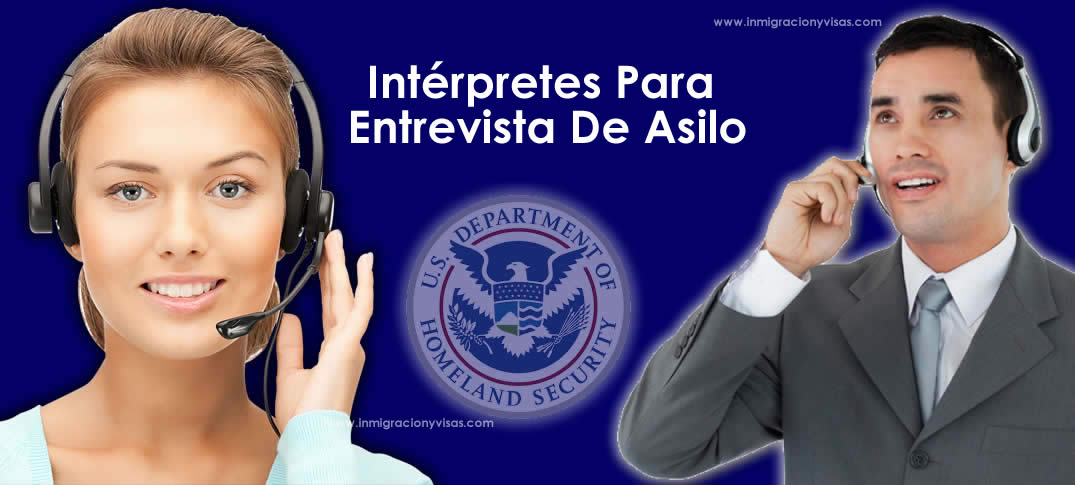 Intérpretes para entrevista de asilo