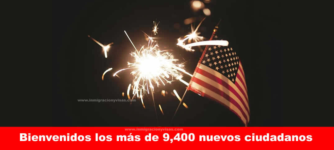  9.400 nuevos ciudadanos americanos
