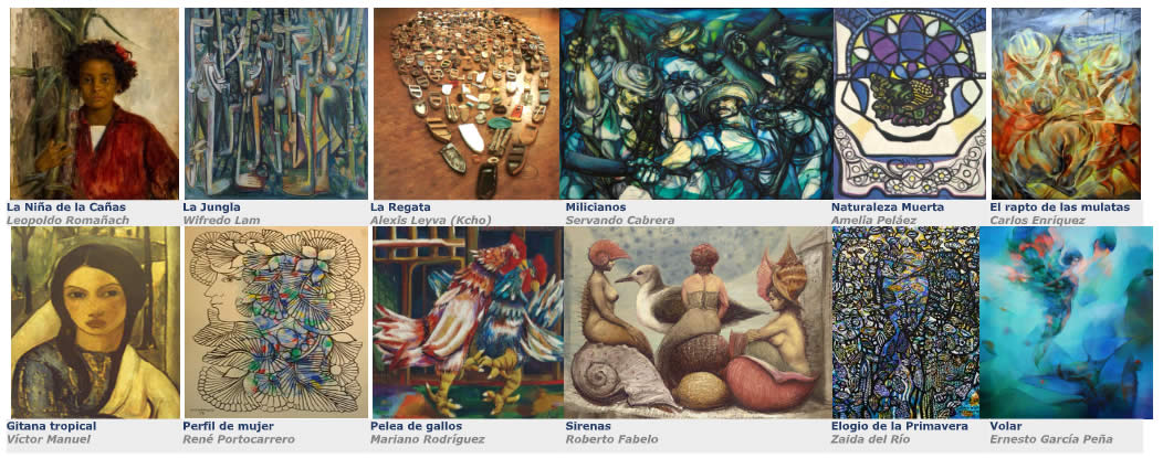 Obras Arte Cubanos