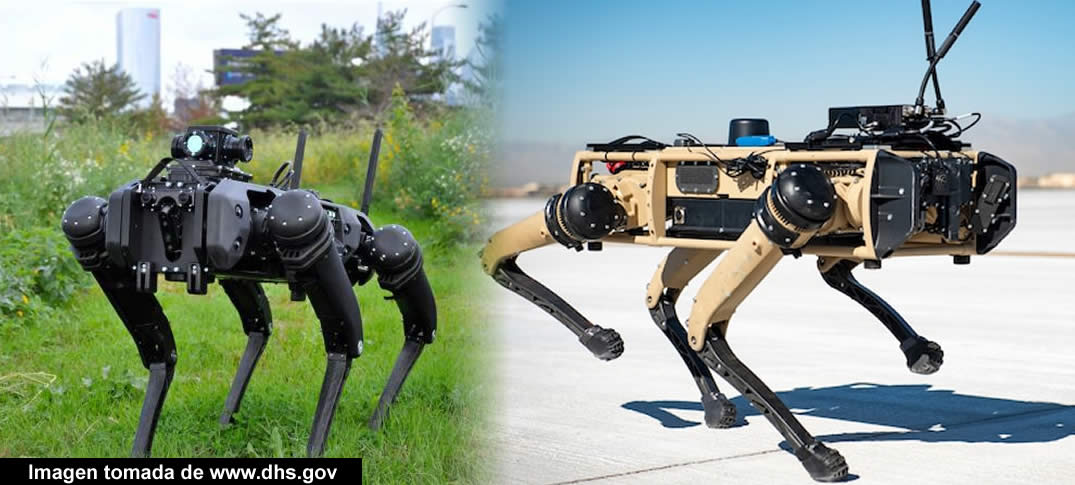  Los perros robot vigilancia en la frontera 