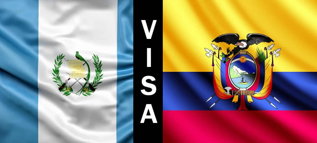Ecuatorianos requieren visa para Guatemala