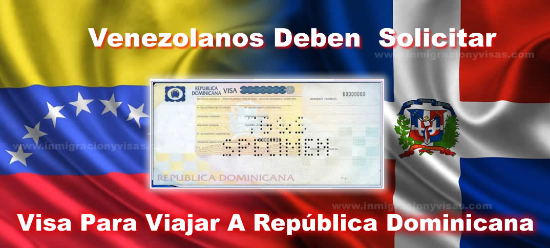 visa para venezolanos en República Dominicana