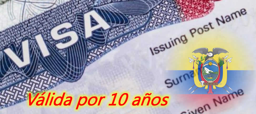 Visa De turismo para ecuatorianos